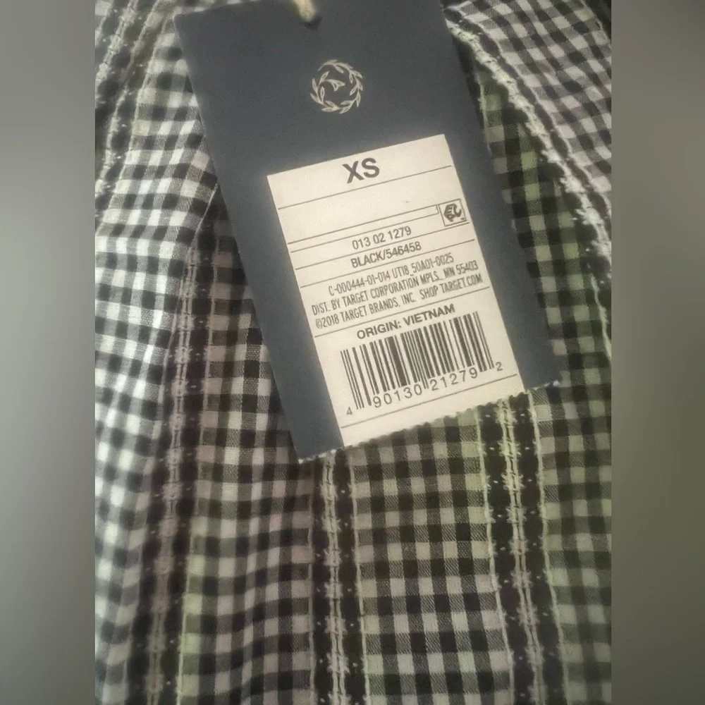 NWT UNIVERSAL THREAD GINGHAM TOP - Picture 5 of 6